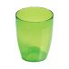 Prosper Plast Coubi Pot de fleurs, 13,2 x 16 cm, Texture, Transparent Vert