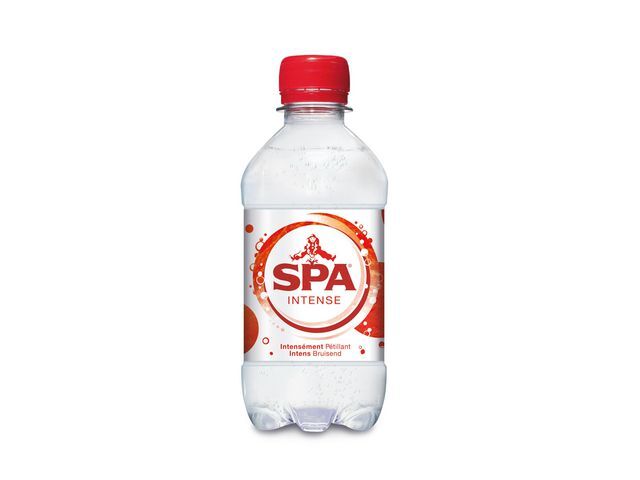 SPA SPA Intense Mineraalwater, Koolzuurhoudend, 0,33 liter, Petfles