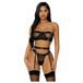 JSY JSY 052 - Ensemble de lingerie érotique (noir) - L/XL