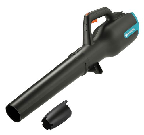 Gardena PowerJet 18V P4A Cordless Leaf Blower - Handheld - Black, Blue, Orange