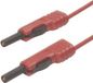 SKS Hirschmann MLB 50/1 V rt Meetsnoer Banaanstekker 4 mm Banaanstekker 4 mm 0.50 m Rood 1 stuk(s)