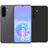 Samsung Galaxy A57 256GB Grijs 5G + BlueBuilt Back Cover Zwart