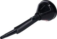 CM Entonnoir auto - avec tuyau - plastique - Noir - 13.5 x 13.5 x 36 cm