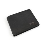 Portefeuille en cuir personnalisée - Noir