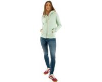 Superdry Essential Logo hoodie met rits Dames Surf Spray Green