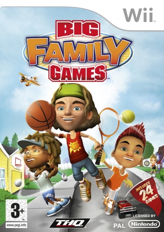 THQ Big Family Games Nintendo Wii