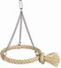 Nobby Schommel Rond - Bruin - Vogelspeelgoed - 17,8 cm
