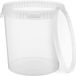 BenBow Seau avec couvercle 30L Quantité : 100 pcs, Transparent BSR, Étanche à l'air, Conforme aux normes alimentaires, BRC, Anti-fuite
