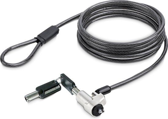 StarTech.com NBLWK-LAPTOP-LOCK kabelslot Zwart, Zilver 2 m