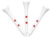 LONGRIDGE True Hite houten tees 69 mm, geel