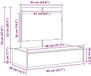 vidaXL Kaptafel Bruin 83 x 40 x 70 cm Bewerkt hout