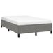 Maison Exclusive - Sommier sans matelas, gris foncé, 120 x 190 cm, tissu