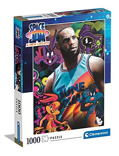 Clementoni Space Jam Movie Puzzel - 1000 Stukjes - 2 Volwassenen - 39626