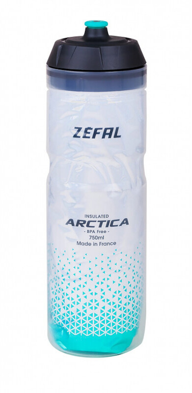 Zéfal Arctica Thermische Drinkfles 750ml geïsoleerd, zilver/groen