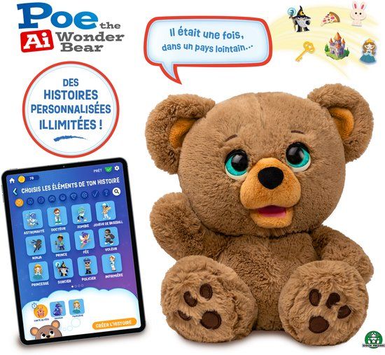 Giochi Famosa Poe Artificial Intelligence Knuffelbeer Bruin Kinderen