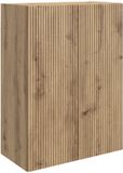 vidaXL Wandkast 66 x 34,5 x 90 cm Bewerkt hout Artisanaal eiken
