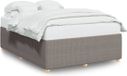 vidaXL Bedframe Stof Taupe 140x190 cm
