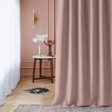 ROOM99 Gordijn met ingestanste ringen, Laurel, 180 x 280 cm, poederroze
