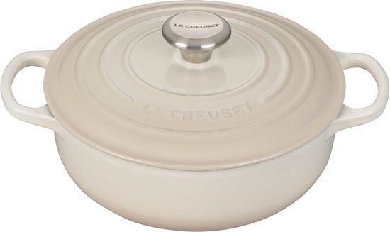 Le Creuset Braadpan Sauteuse Meringue 24cm 3.4L