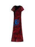 Desigual robe rouge / noir