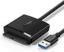 Ugreen - USB3.0 - adapter voor 2.5/3.5 SATA schijf zwart - (CM257)