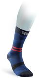 Thuasne Mi-hautes Up Activ Sokken Unisex Zwart/Blauw/Rood Schoenmaat 43-46