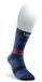 Thuasne Mi-hautes Up Activ Sokken Unisex Zwart/Blauw/Rood Schoenmaat 43-46