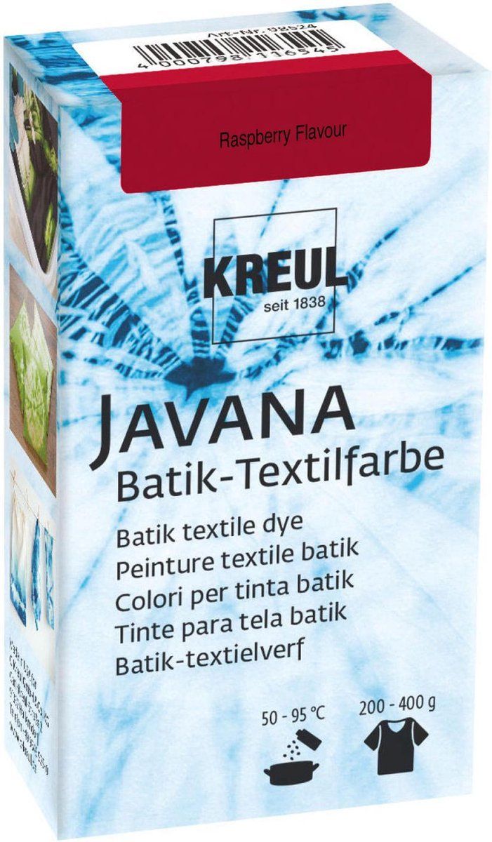 Javana Framboosrode Batik Textile Dye - 70ml