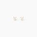 Leidi Boucles d'oreilles Puces Or Jaune Oxyde de Zirconium