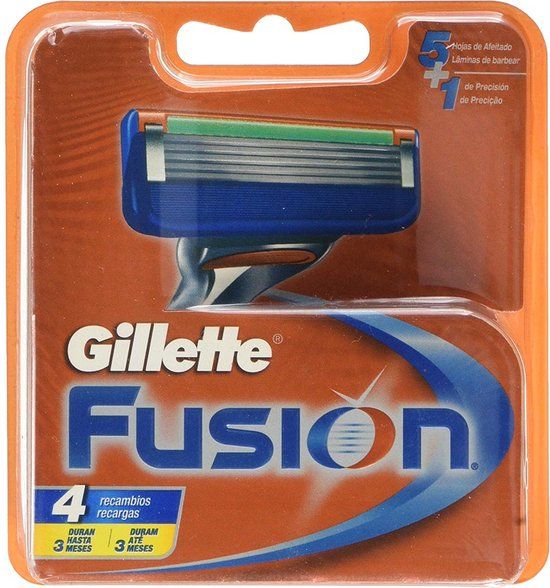 Gillette Fusion Manual Scheermesjes - 4 stuks