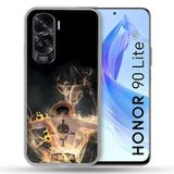 Versterkte Honor Versterkte hoes voor Honor 90 Lite 5G Manga One Piece Ace Zwart