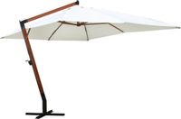 vidaXL Parasol 300x400 cm Wit
