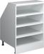 Vicco Rion Schuin dak kast – 60 x 81.8 cm met 4 compartimenten, kastromp 60 cm diepte Wit