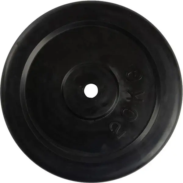 VirtuFit rubberen Halterschijf - Halter Gewicht - 30 mm - 20 kg