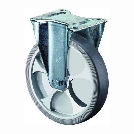 BS Rollen Bokwiel thermoplastisch Rollager Wiel Ø 200 mm 220 kg
