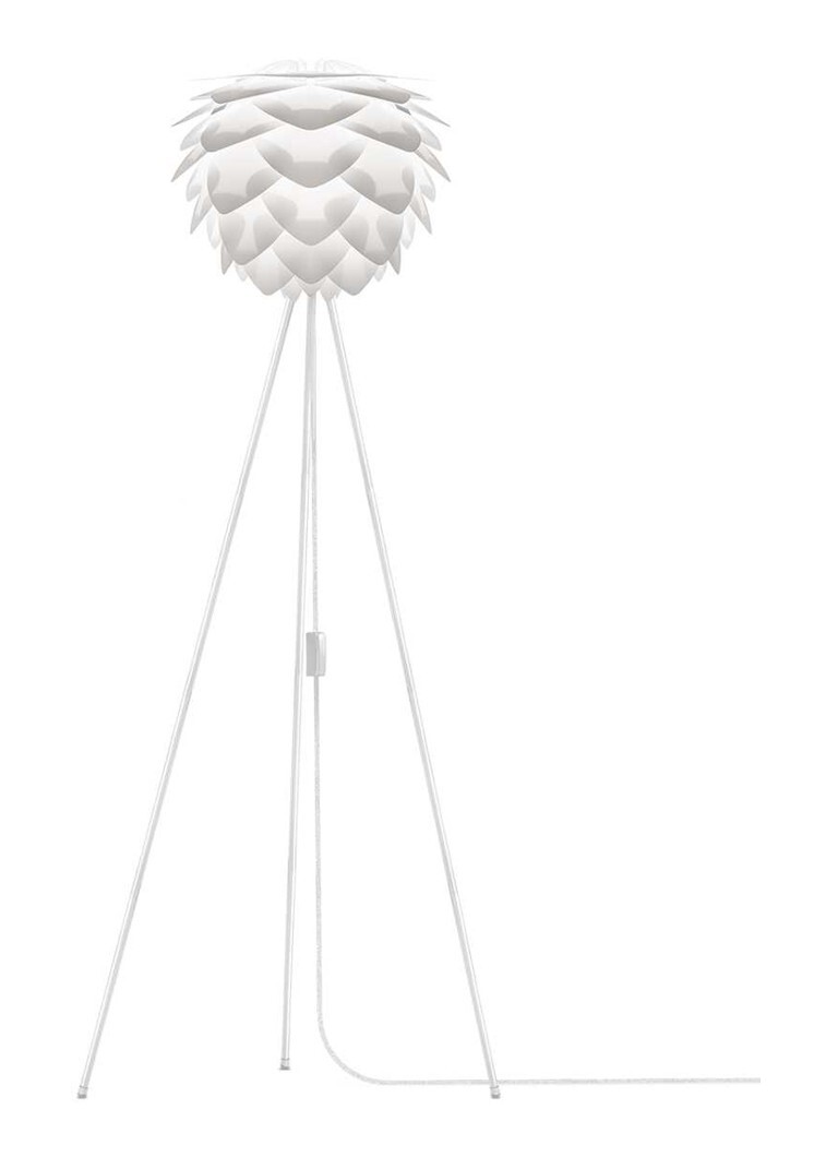 UMAGE Silvia mini vloerlamp met wit onderstel