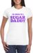 Bellatio Decorations Verkleed shirt voor dames - sugar daddy - wit - glitter - carnaval/themafeest XXL