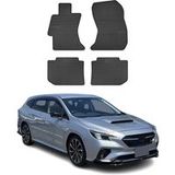 Omac Tapis De Sol Compatible Avec Subaru Levorg 2015-2022 Caoutchouc Noir