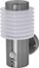 LEDVANCE ENDURA STYLE RONDO WALL SEN buitenlant., 9,5W, 700lm, wandlamp, roestvrij staal, bewegingsmelder, daglichtsensor, beschermingsklasse IP44, kleurtemperatuur 3.000K, lichtkleur warm wit