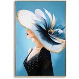 Mauro Ferretti Schildersdoek met frame Laccato Dori B 62x4x92 cm