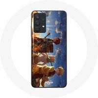Maniacase Case voor Samsung Galaxy A32 5G Tanjiro Inosuke et Zenitsu Demon Slayer Kimetsu no Yaiba Anime Manga