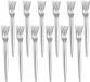 Ibenzoa® Durable Stainless Steel Pastry Forks Set - 12 Pieces