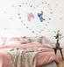 Komar Muursticker - Stitch in Love - Grootte 50 x 70 cm - Disney