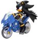 Jakks Sonic & DC Shadow 13 cm met Batcycle bleu