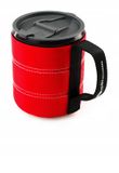 GSI Outdoors Merkloos Kampeerbeker 500ml Rood met Deksel & Isolatie