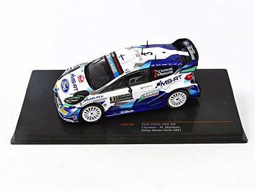 Ixo Models 2021 Ford Fiesta WRC Rallye WM, Rally Monte Carlo, T.Suninen, M.Markku, 3, 1:43 IXO modellen RAM786