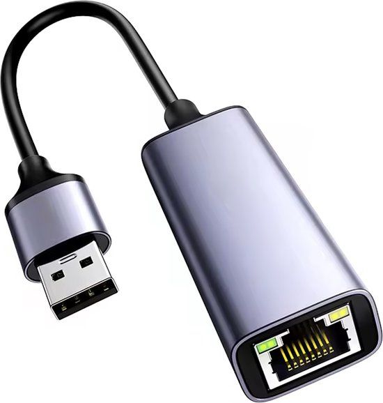 Qost USB 3.0 naar Ethernet Adapter - Gigabit - Spacegrey