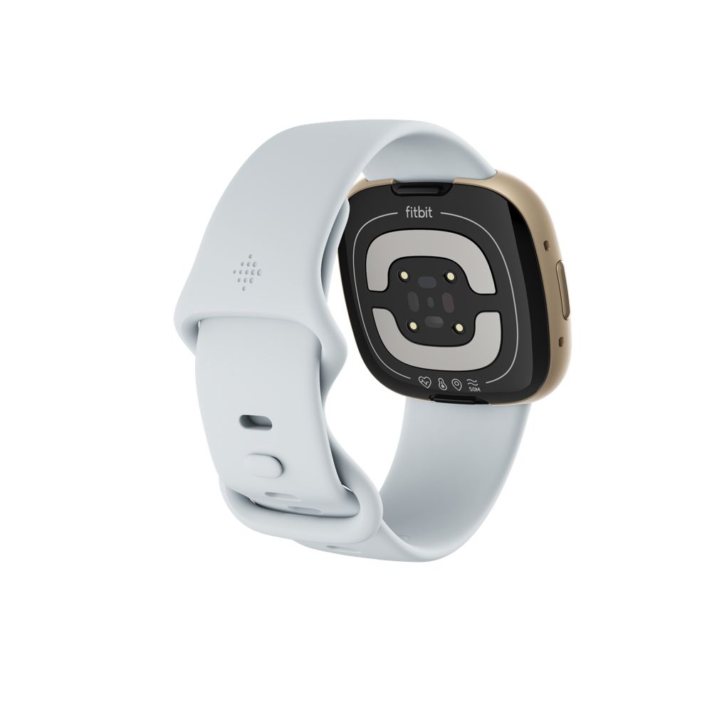 Fitbit Sense 2 Smartwatch - Goud - Wit - GPS - Unisex