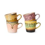 HKLIVING Americano Kopje 70s (Ø8,5 cm) (260 ml) (Set van 4)