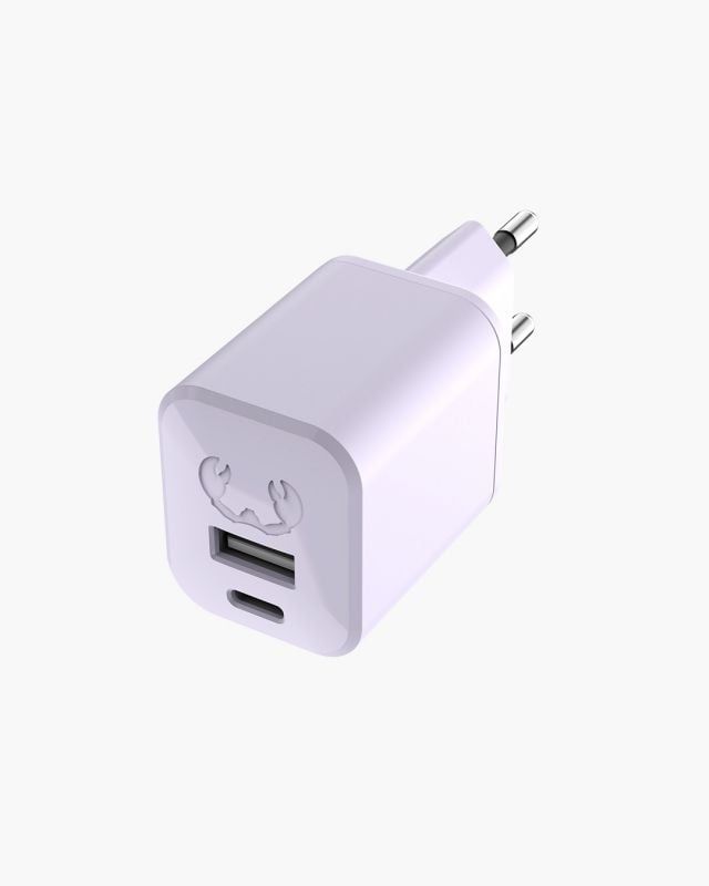 Fresh 'n Rebel Mini Charger 30W - USB-C + USB-A - Dreamy Lilac